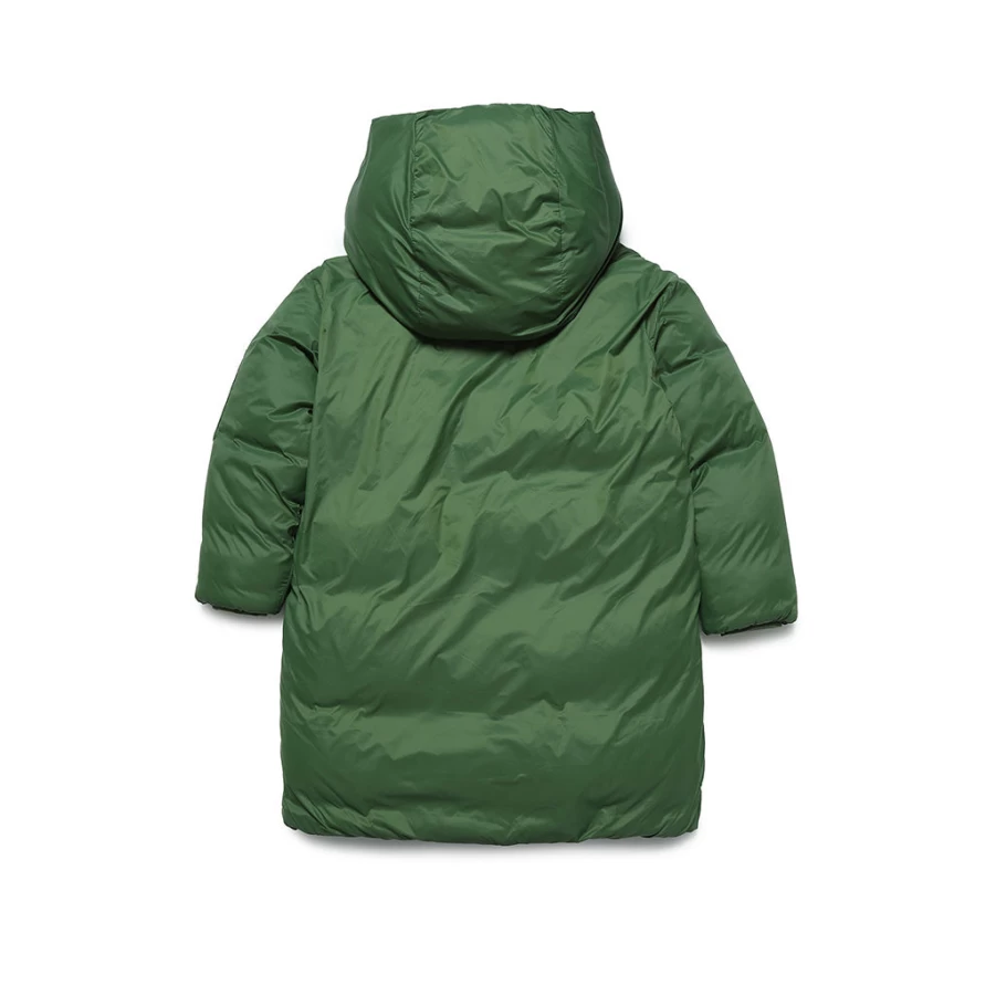 "KIDS21 Green Puffer Jacket for Kids - Warm Winter Coat"