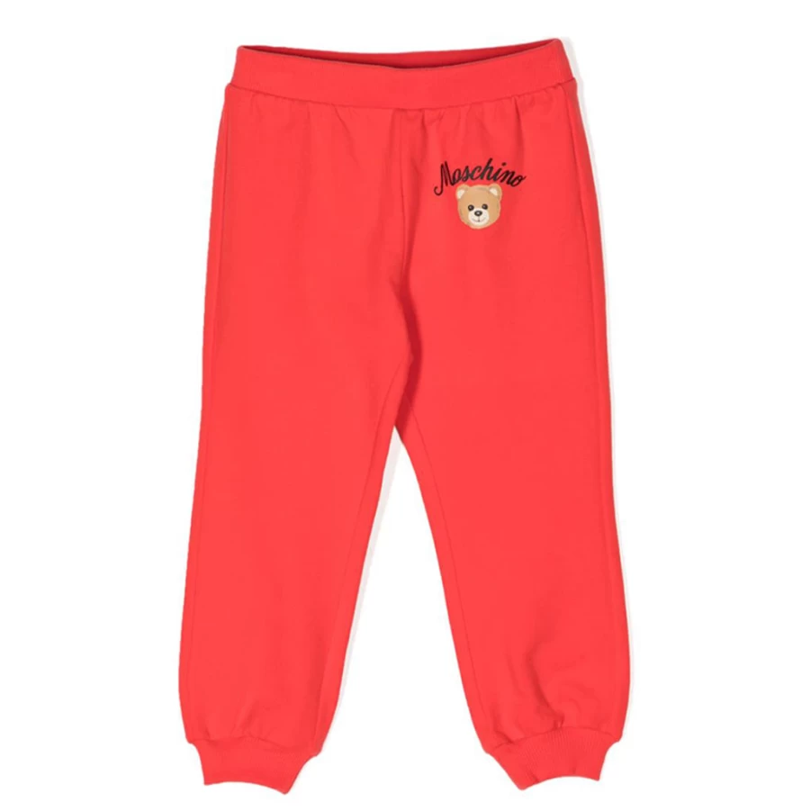"KIDS21 Red Bear Print Sweatpants for Kids - Cute & Comfortable Fleece Joggers"