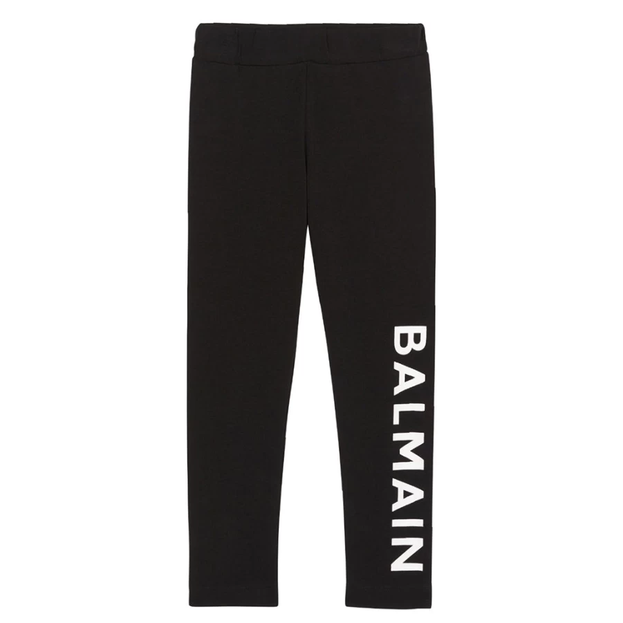 KIDS21 Black Logo Leggings for Kids - Stylish & Comfortable