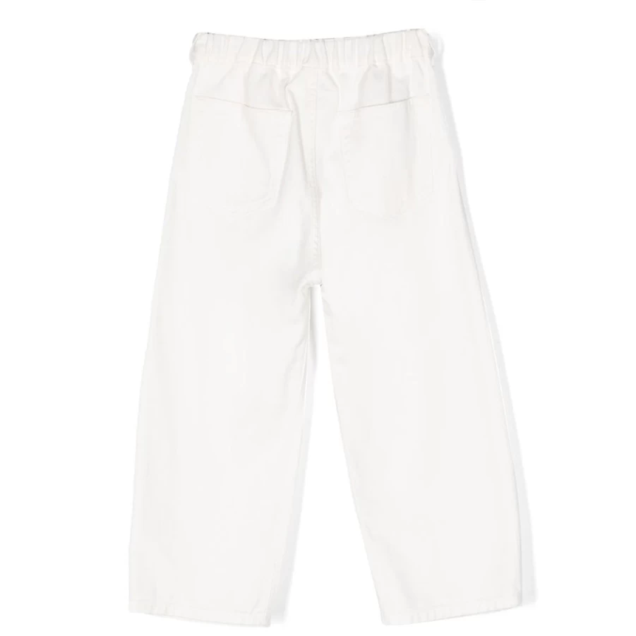 KIDS21 White Five Pocket Jeans for Kids - Comfortable & Stylish Denim Pants