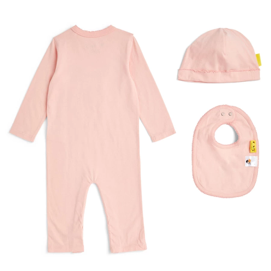 KIDS21 Girls' Pink Mascotte Logo T-Shirt 3-Pack