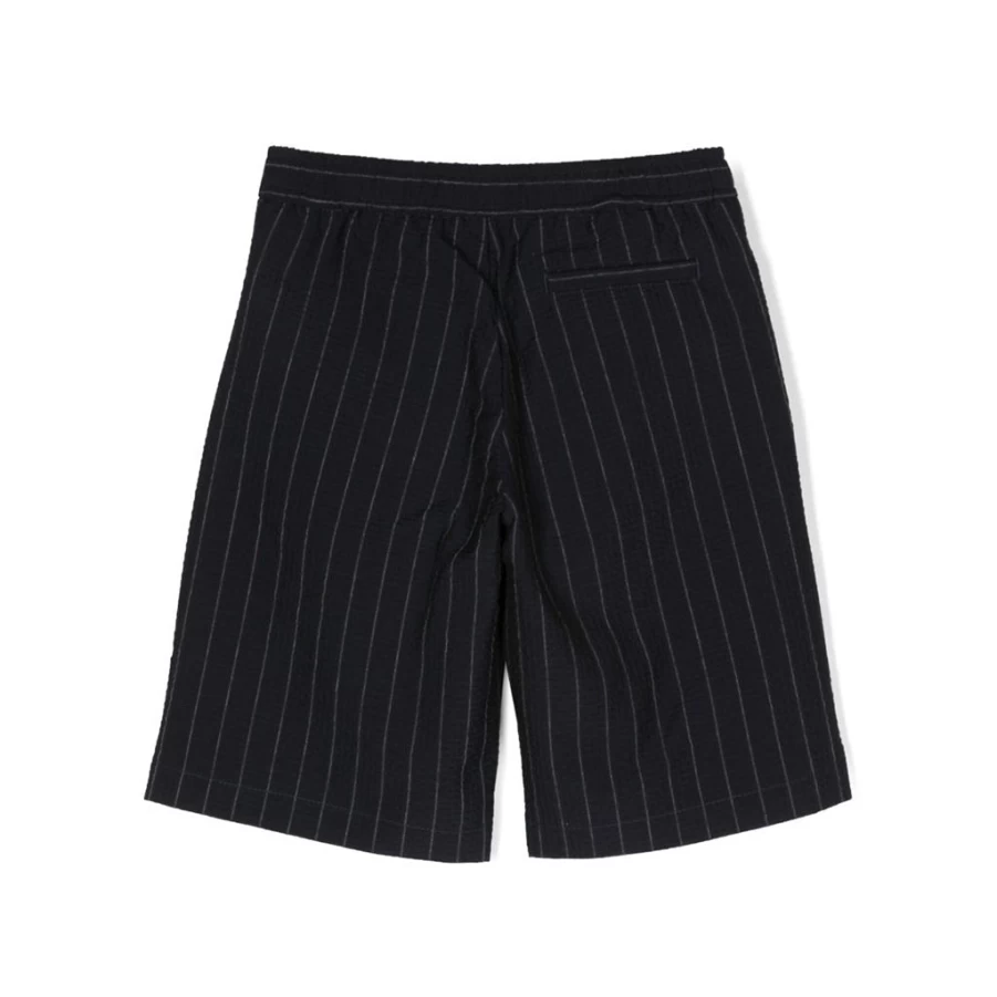 KIDS21 Navy Stripe Shorts for Kids - Comfortable Cotton Summer Shorts