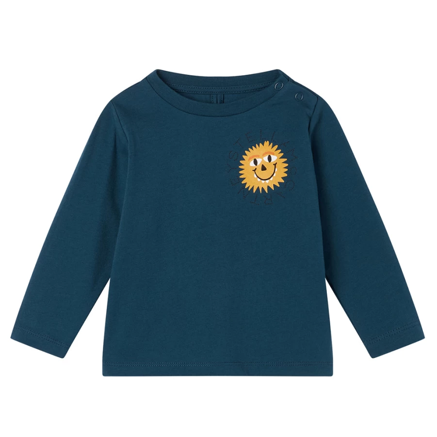 "KIDS21 Blue Monsters Graphic T-Shirt for Kids - Fun & Comfortable Cotton Tee"
