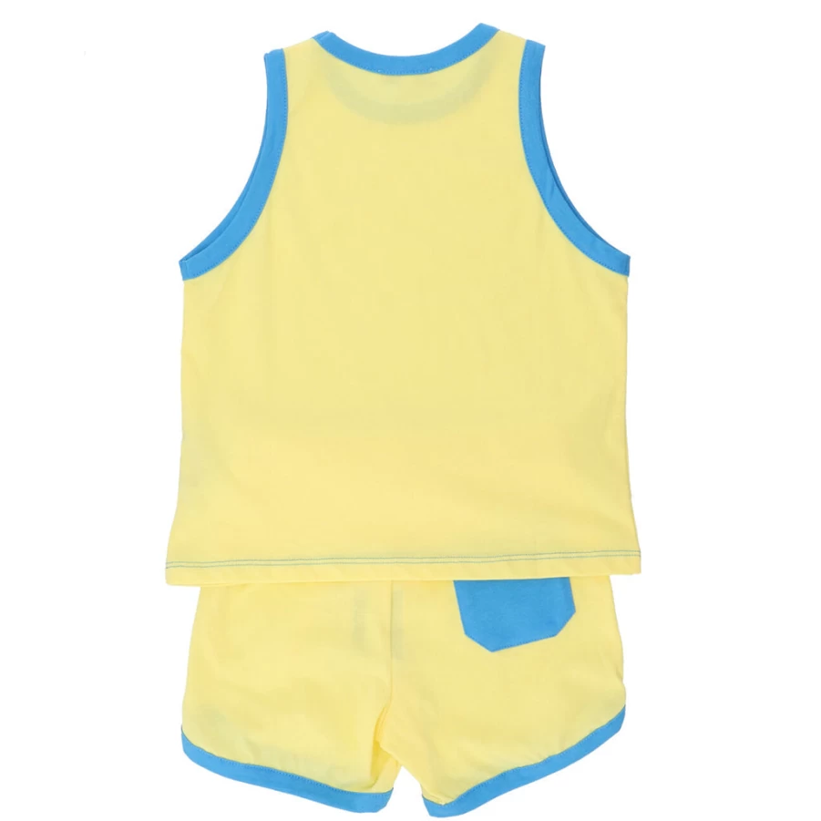 "KIDS21 Yellow Tank Top and Shorts Set for Kids"