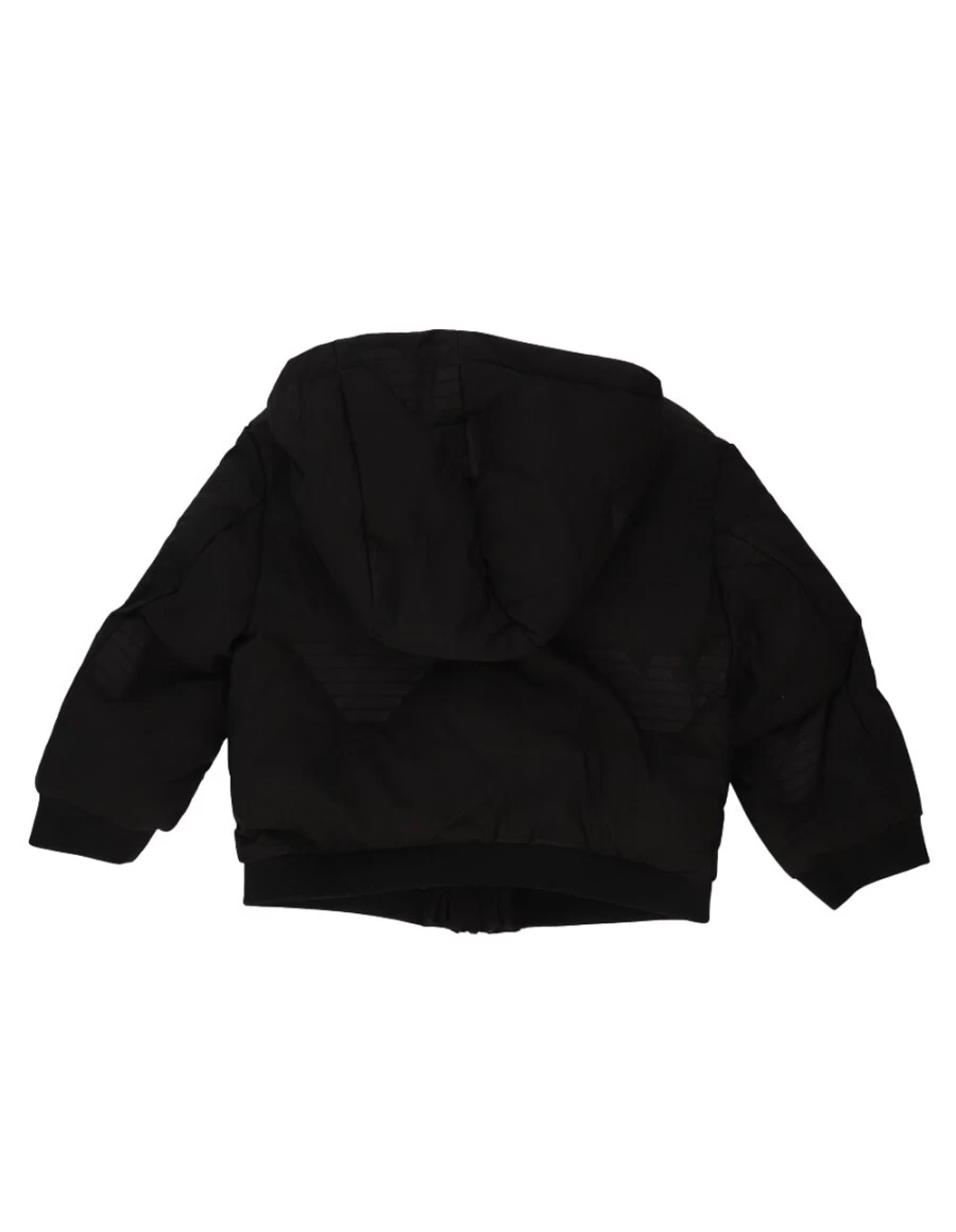 KIDS21 Black Logo Padded Jacket for Kids - Warm Stylish Winter Coat