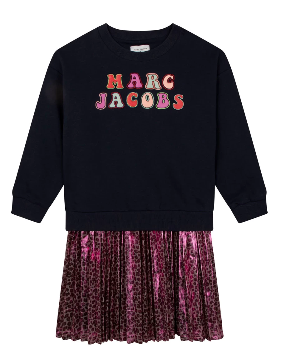 KIDS21 Multi-Colored Logo Sweater Dress for Kids - Stylish & Comfortable