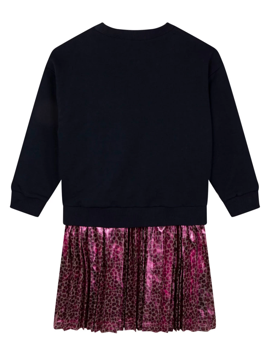 KIDS21 Multi-Colored Logo Sweater Dress for Kids - Stylish & Comfortable