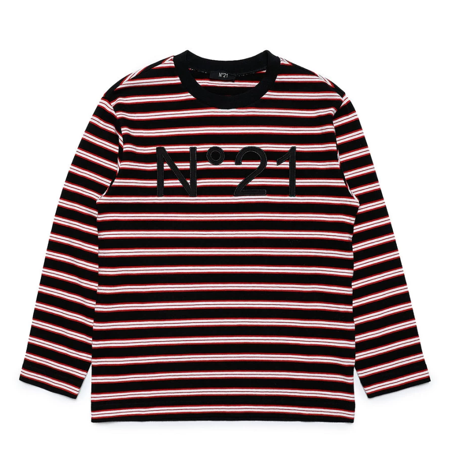 KIDS21 Black Long Sleeve T-Shirt for Kids - Comfortable Cotton Tee
