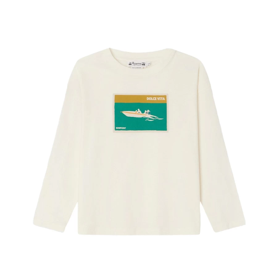 KIDS21 Ivory Daan T-Shirt for Kids - Soft Cotton Comfortable Tee