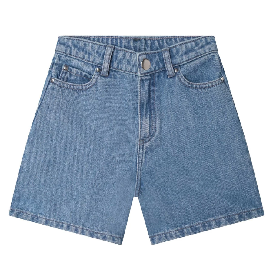KIDS21 Boys' Blue Denim Shorts | Kotora Stretch Jeans Shorts for Kids