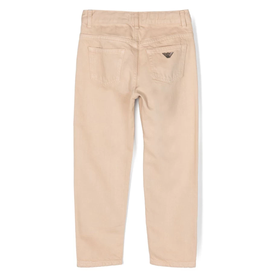 KIDS21 Beige Five Pocket Denim Jeans for Kids - Comfortable & Stylish
