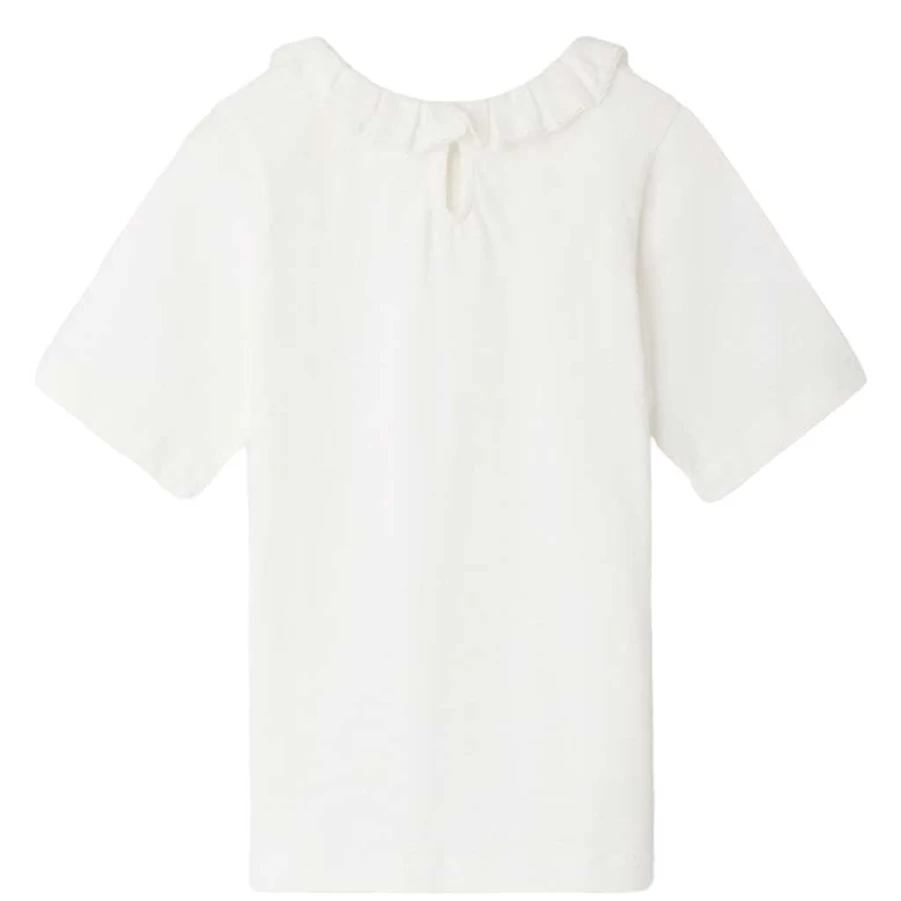 KIDS21 White Clea T-Shirt for Kids - Soft Cotton Short Sleeve Tee