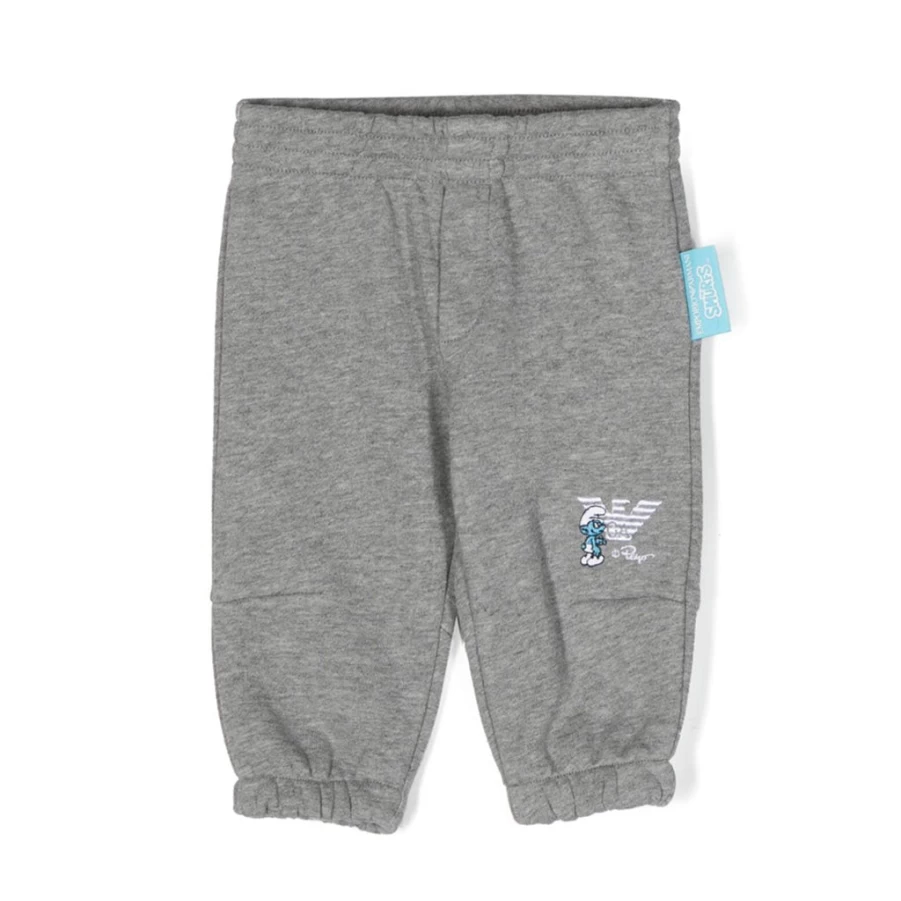 KIDS21 Grey Smurfs Themed Sweatpants for Kids - Comfortable Cartoon Character Pants