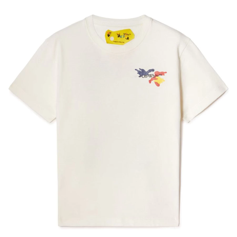 KIDS21 White Arrow Camouflage T-Shirt for Kids - Stylish & Comfortable