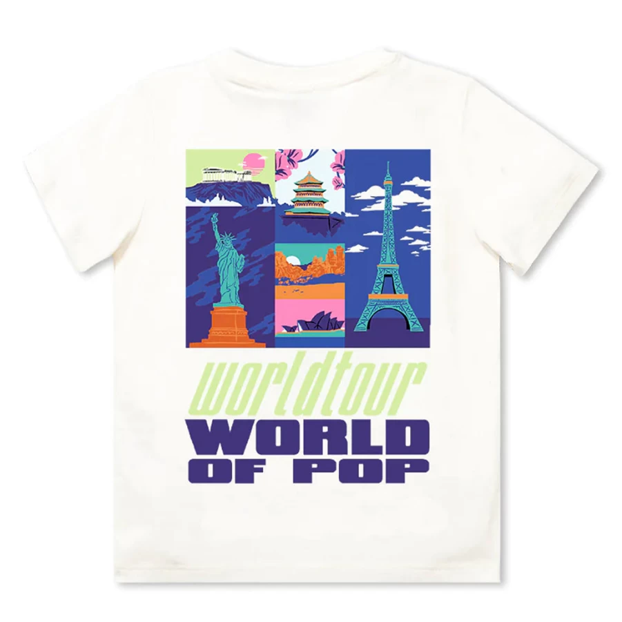 "KIDS21 White Graphic T-Shirt for Kids - Stylish & Comfortable Cotton Tee"