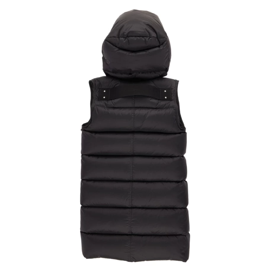 KIDS21 Black Hooded Puffer Vest for Kids - Lightweight Liner Jacket for Cold Weather