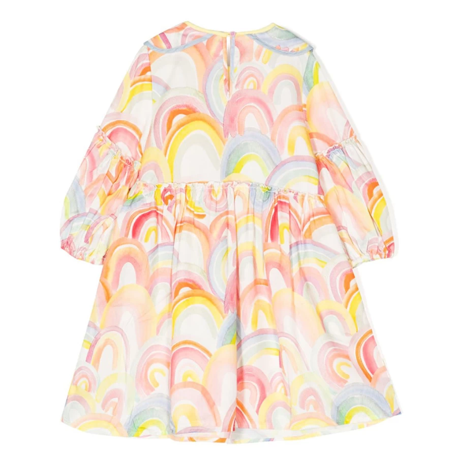 "KIDS21 Multi-Colored Rainbow Dress for Kids - Vibrant & Playful Style"