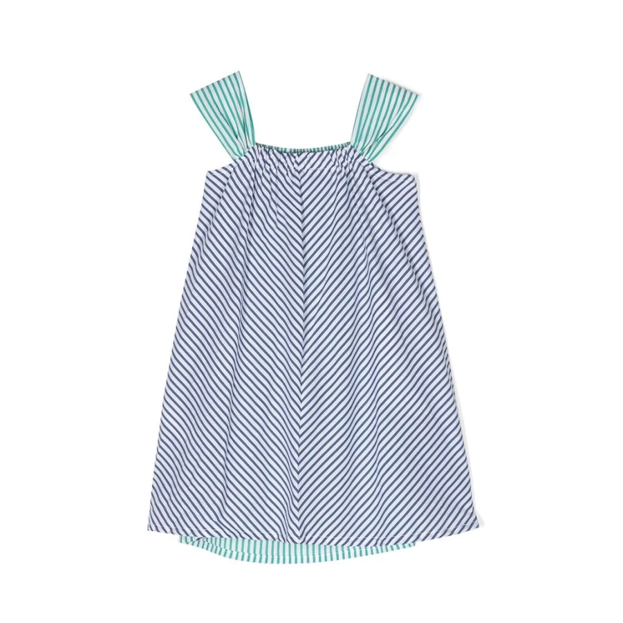 KIDS21 Multi-Colored Striped Dress for Kids - Stylish & Comfortable