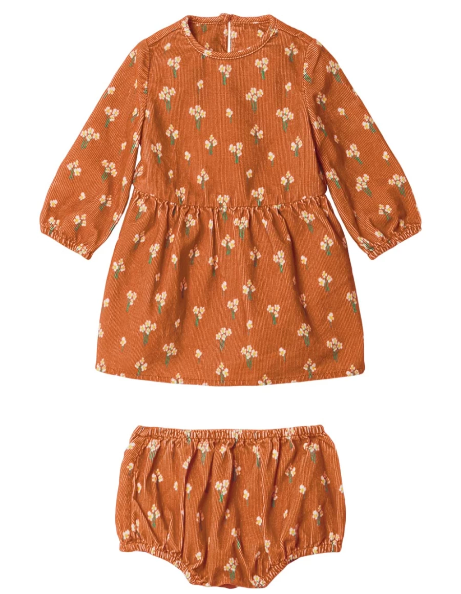 KIDS21 Red Floral Bunch Dress for Girls - Elegant Kids Summer Dress