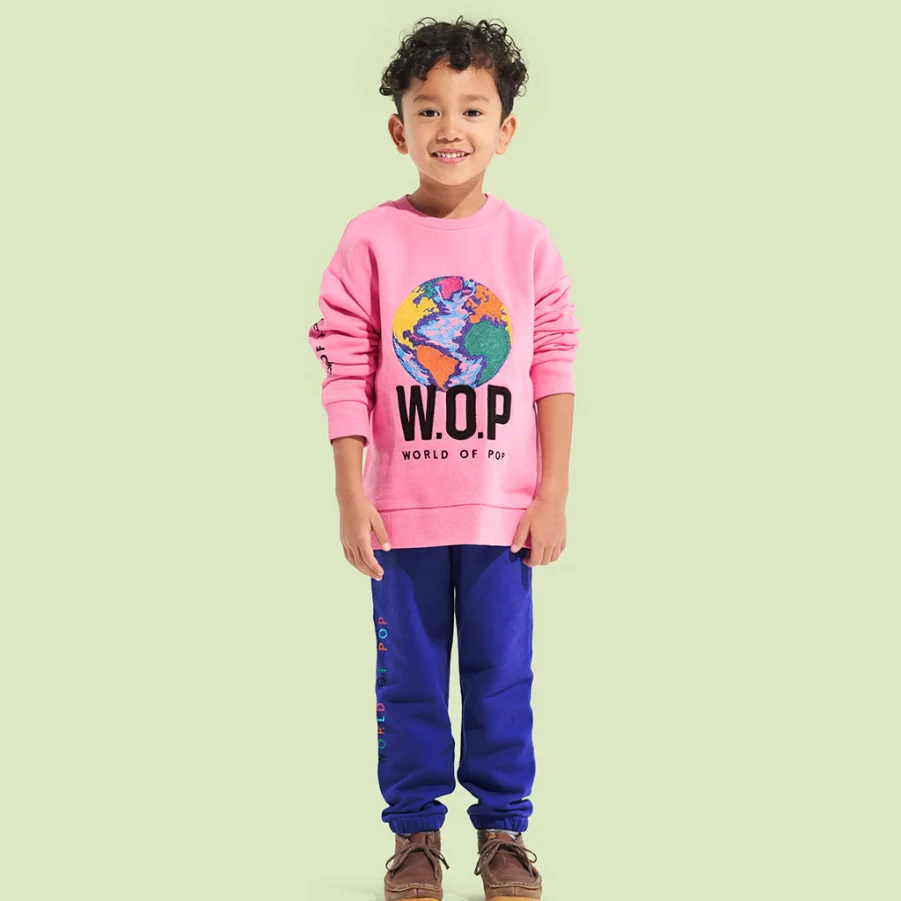 KIDS21 Blue Iconic Sweatpants for Kids - Comfortable & Stylish Casual Wear