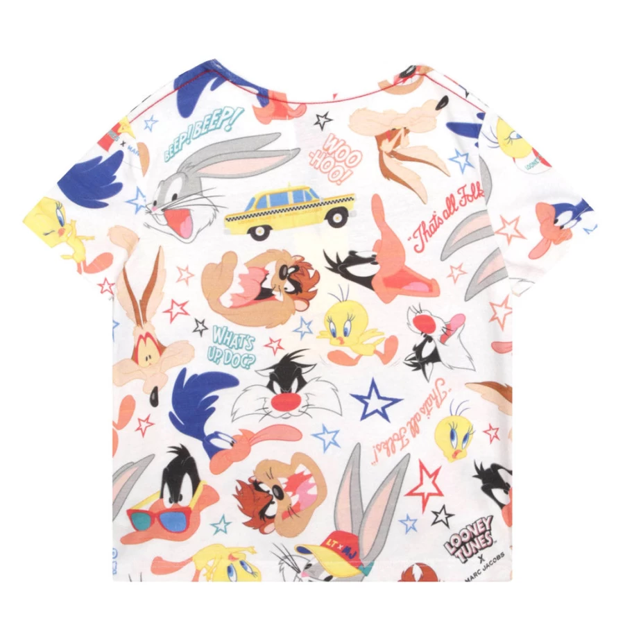 KIDS21 White Looney Tunes X Marc Jacobs Inspired Kids T-Shirt
