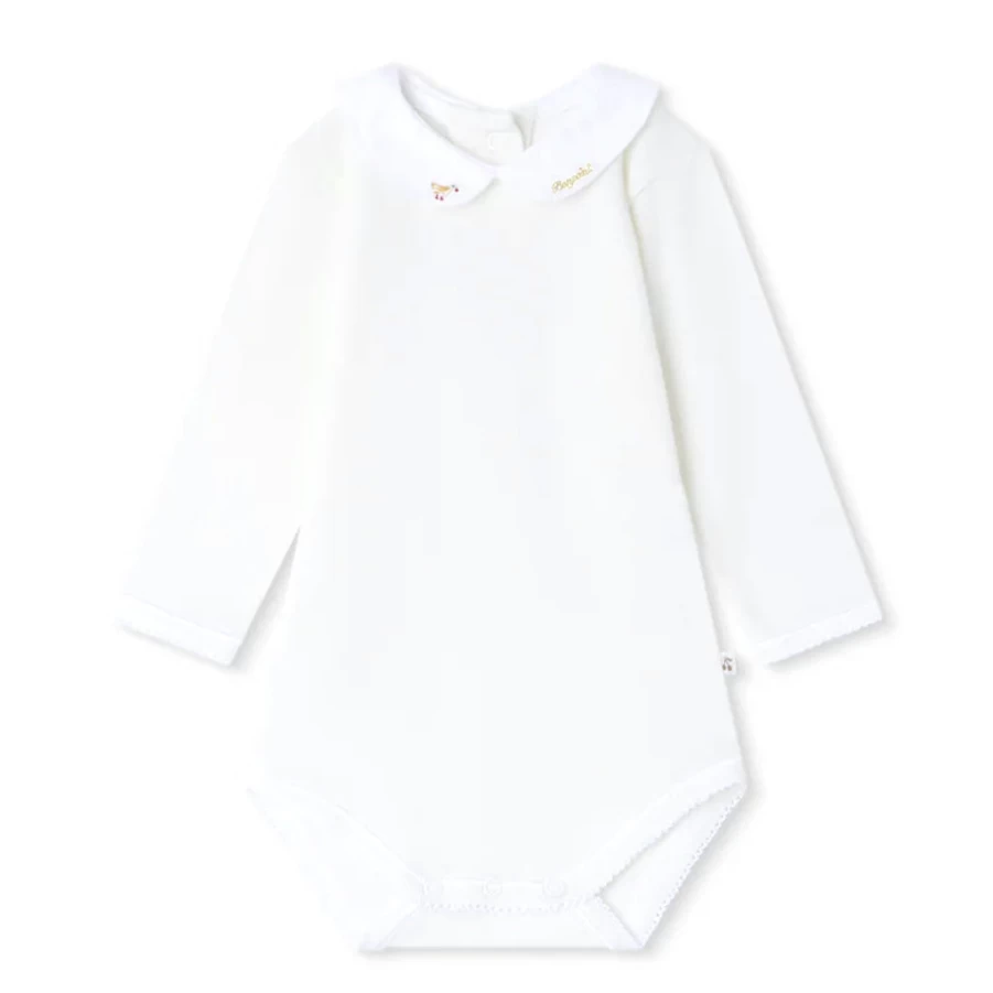KIDS21 White Cygne Bodysuit for Kids - Comfortable & Stylish Baby Bodysuit