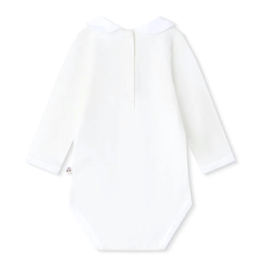 KIDS21 White Cygne Bodysuit for Kids - Comfortable & Stylish Baby Bodysuit