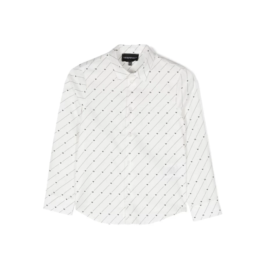 "KIDS21 White Long Sleeve Shirt for Kids - Comfortable & Stylish"
