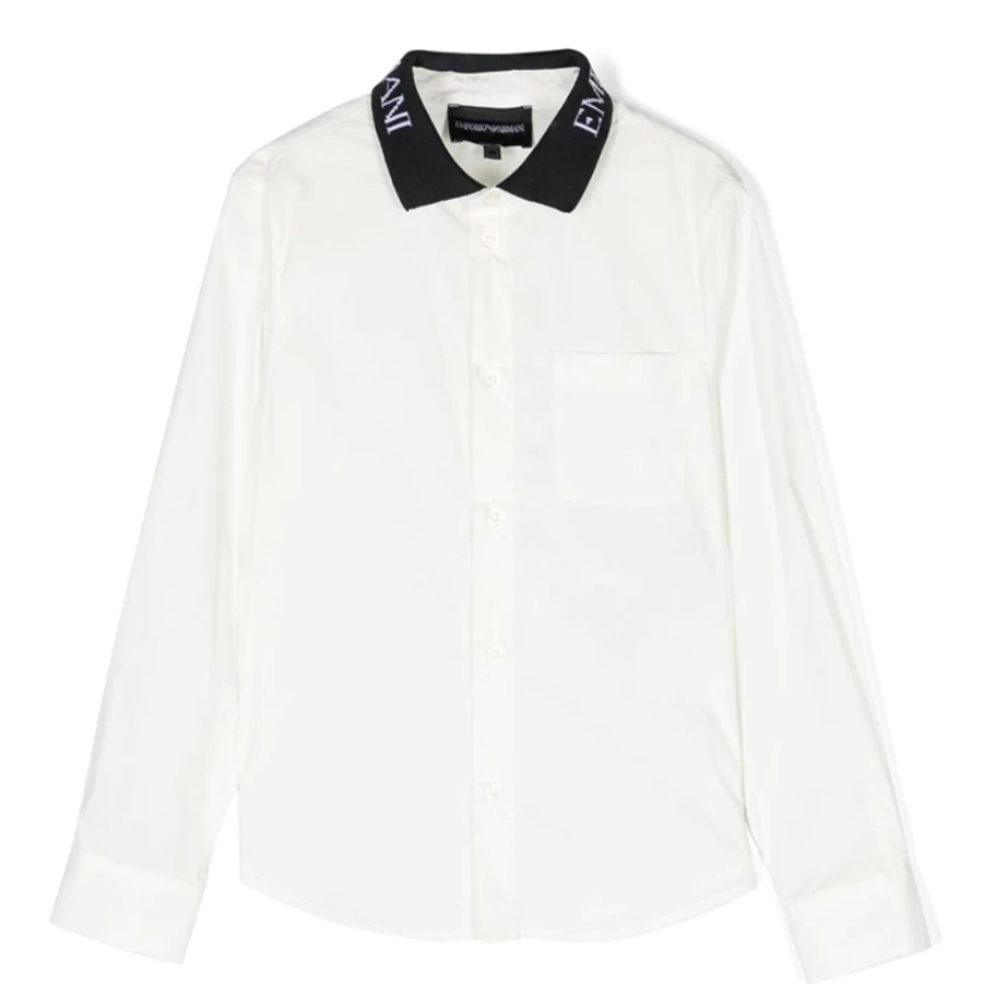 KIDS21 Kids White Long Sleeve Shirt for Boys and Girls - Comfortable Cotton Top