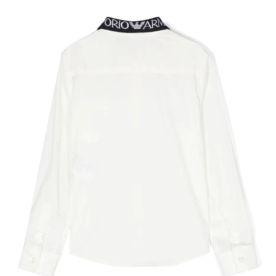 KIDS21 Kids White Long Sleeve Shirt for Boys and Girls - Comfortable Cotton Top