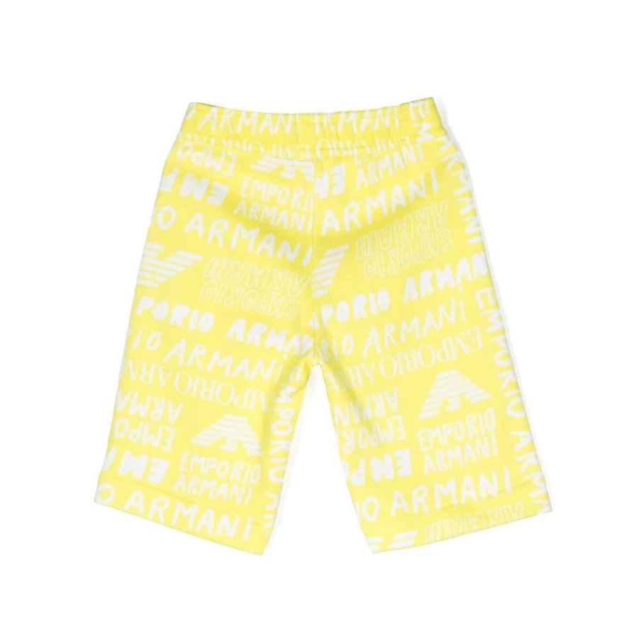 "KIDS21 Yellow Graphic Print Shorts for Kids - Stylish & Comfortable"