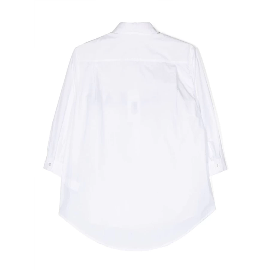 KIDS21 White Logo Maxi Shirt for Kids - Stylish & Comfortable