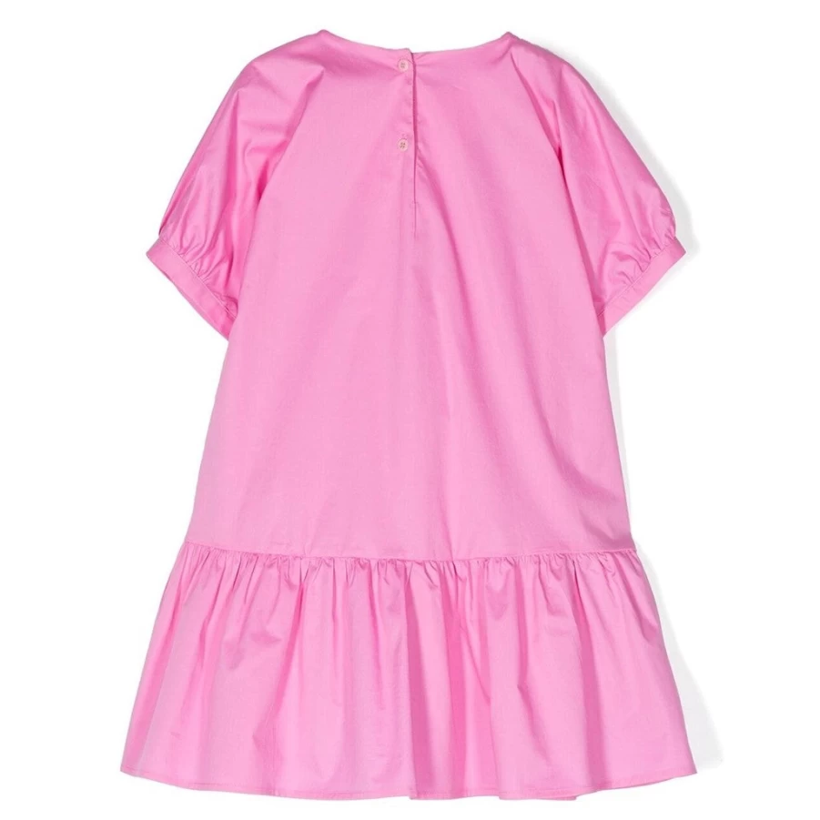 KIDS21 Girls Pink Tiered Dress - Floral Summer Casual Dress for Kids