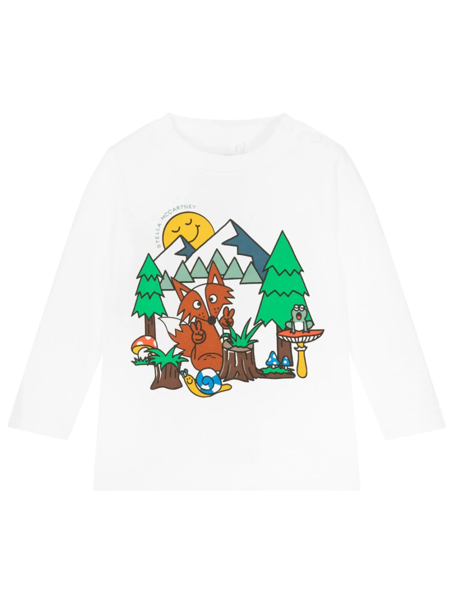 "KIDS21 Multi-Colored Fox Graphic T-Shirt for Kids - Fun & Stylish Animal Print Tee"