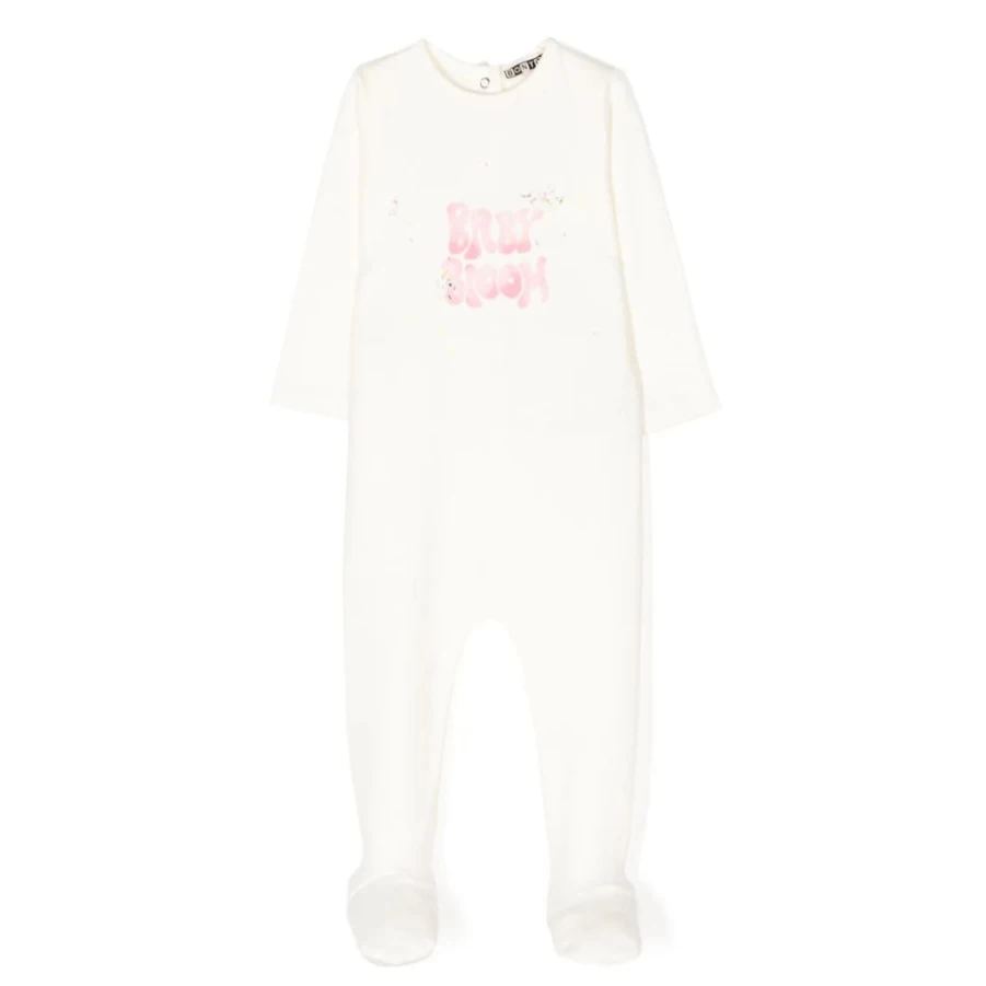 "KIDS21 White Graphic Print Kids Pyjamas - Comfortable Cotton Pajama Set"