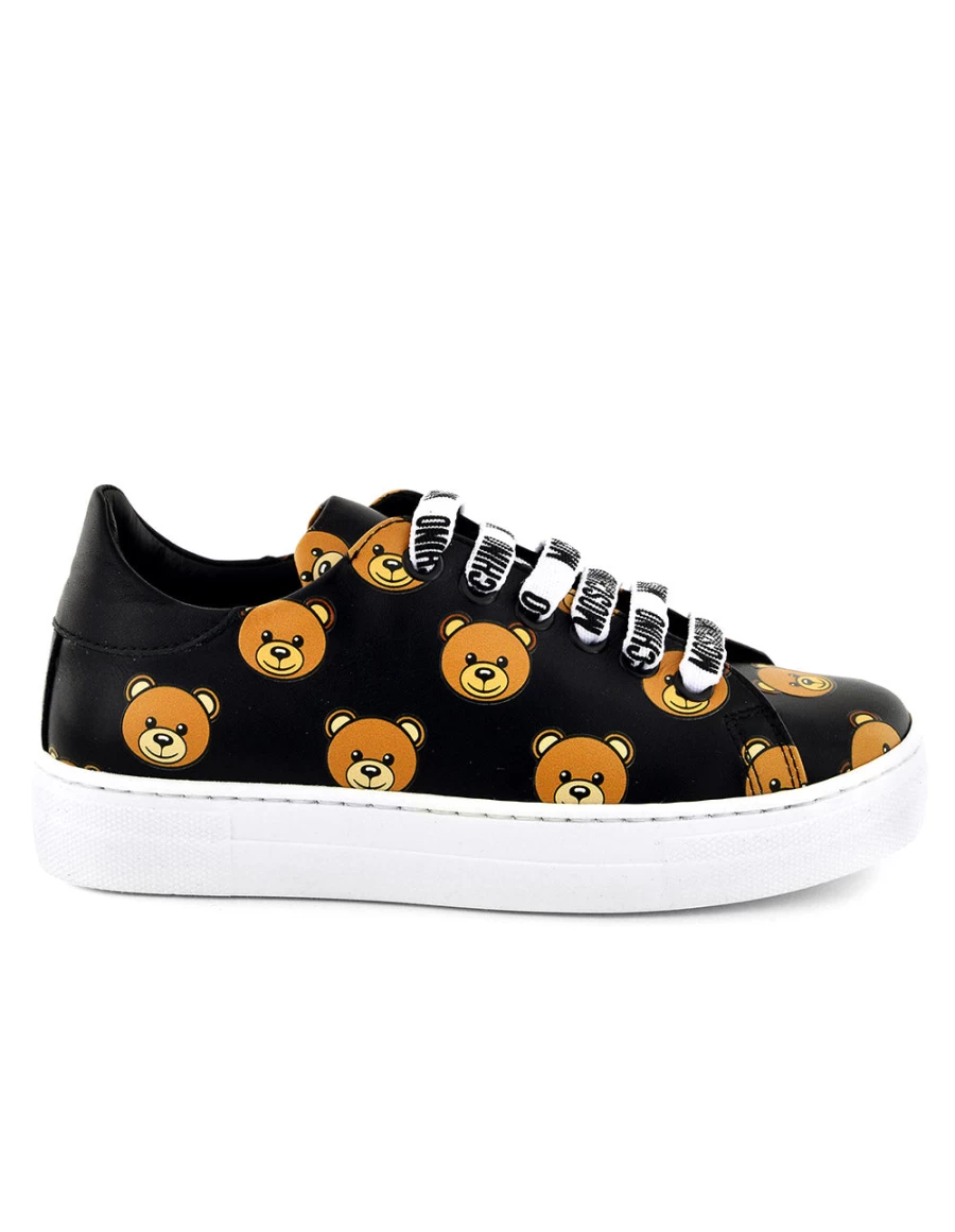 KIDS21 Black Toy Bear Trainers for Kids - Comfortable & Stylish Children's Sneakers