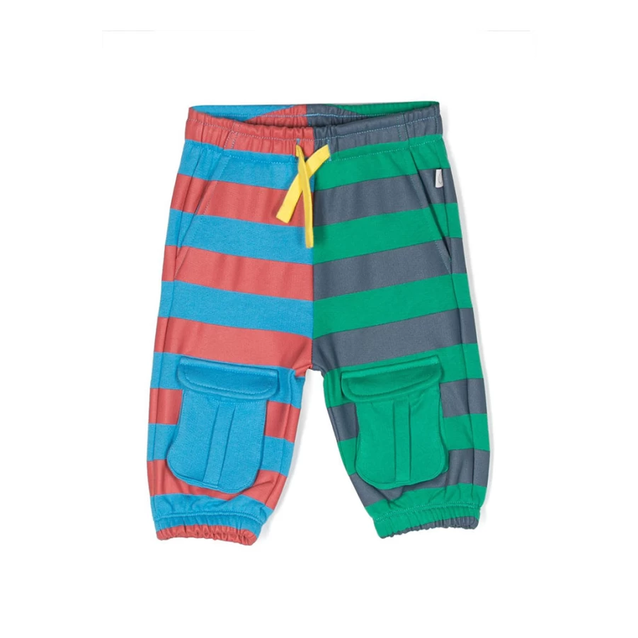 "KIDS21 Multi-Colored Stripe Joggers for Kids - Comfortable Athletic Pants"