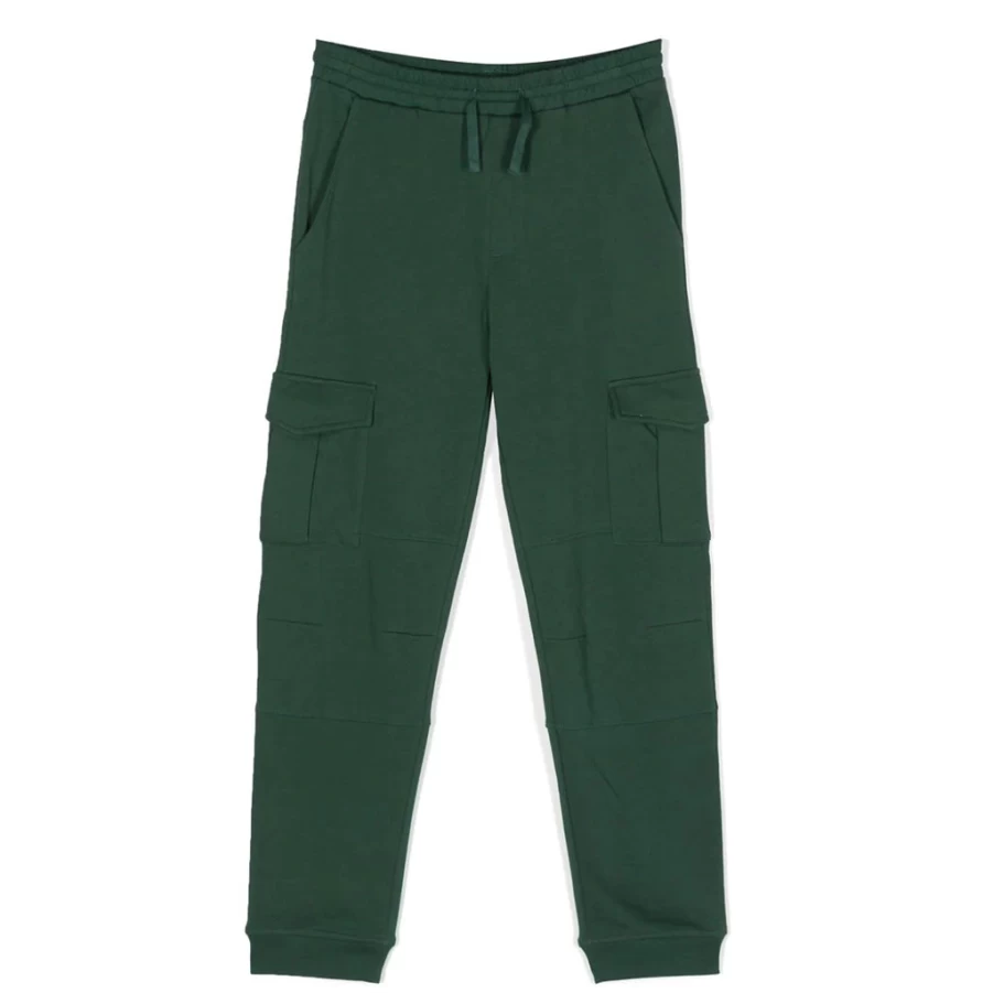 KIDS21 Green Cargo Joggers for Kids - Comfortable Stylish Athletic Pants
