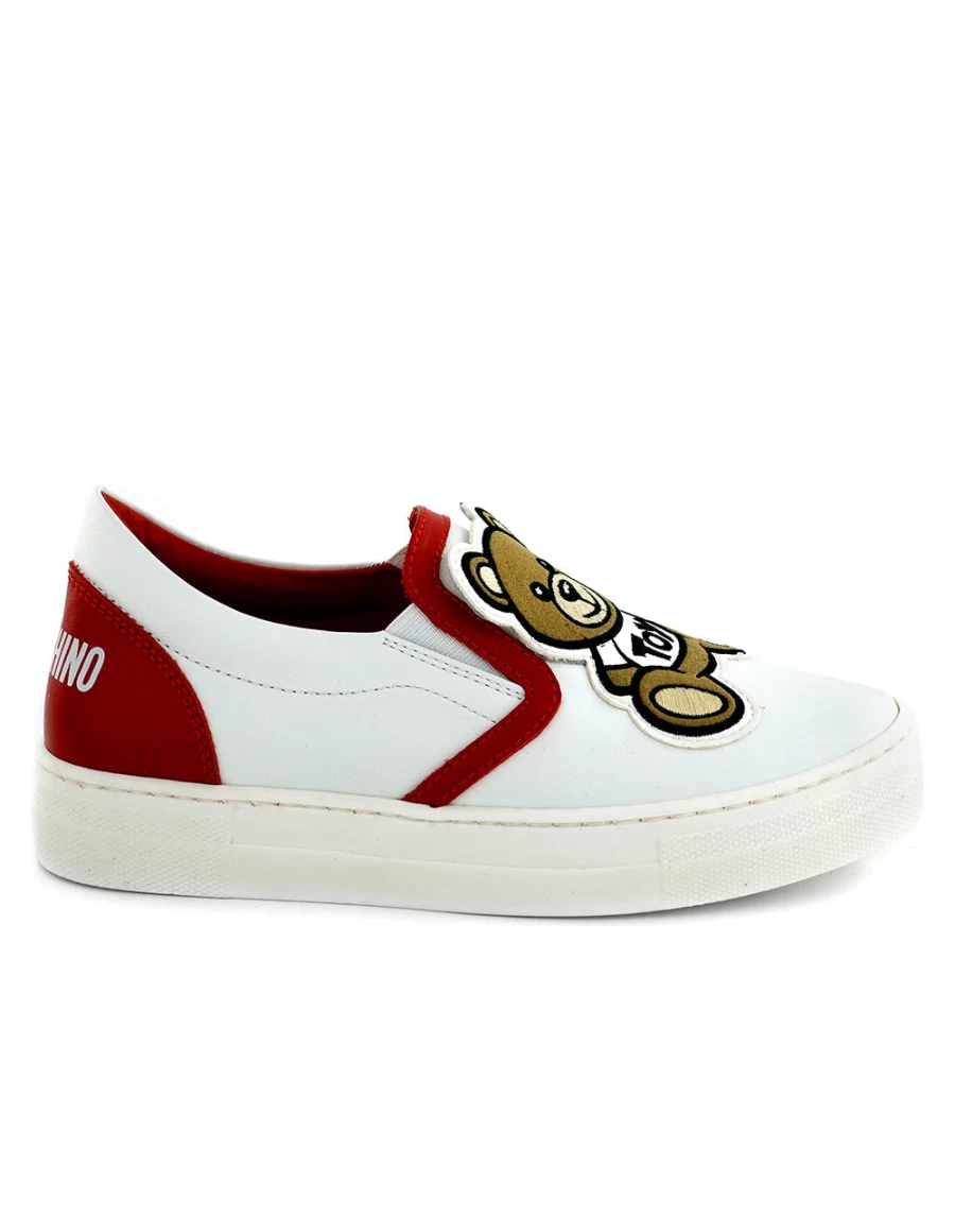 KIDS21 Red Toy Bear Slip-On Shoes for Kids - Soft & Comfortable Animal Design