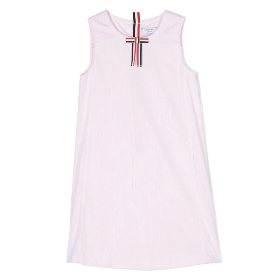 KIDS21 Girls' Pink Summer Dress - Floral Pincord Sundress for Kids