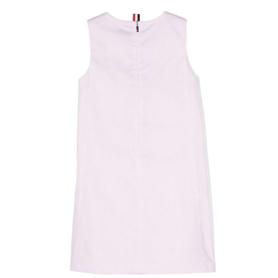 KIDS21 Girls' Pink Summer Dress - Floral Pincord Sundress for Kids