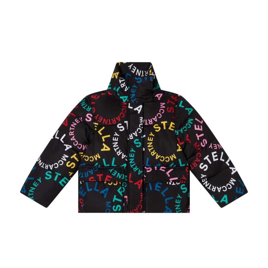 "KIDS21 Multi-Colored Graphic Logo Jacket for Kids - Stylish & Comfortable"
