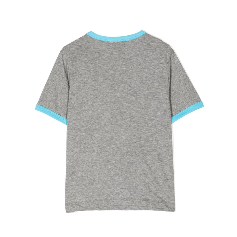 KIDS21 Grey Smurfs Graphic T-Shirt for Kids - Fun Cartoon Character Tee
