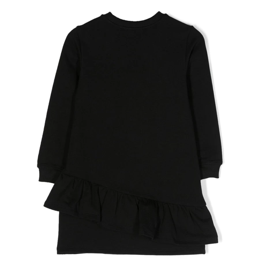 KIDS21 Black Bear Print Dress for Kids - Cute & Comfortable Toddler Girl Outfit