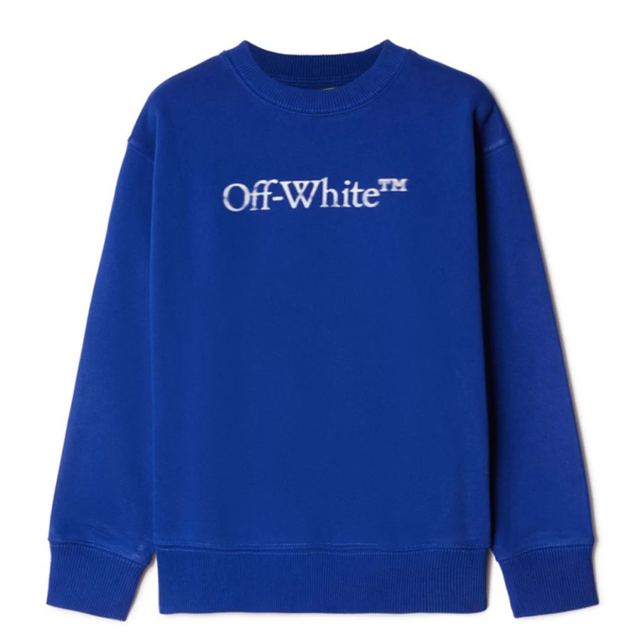 "KIDS21 Blue Bookish Bit Logo Sweatshirt for Kids - Stylish & Comfortable Pullover"