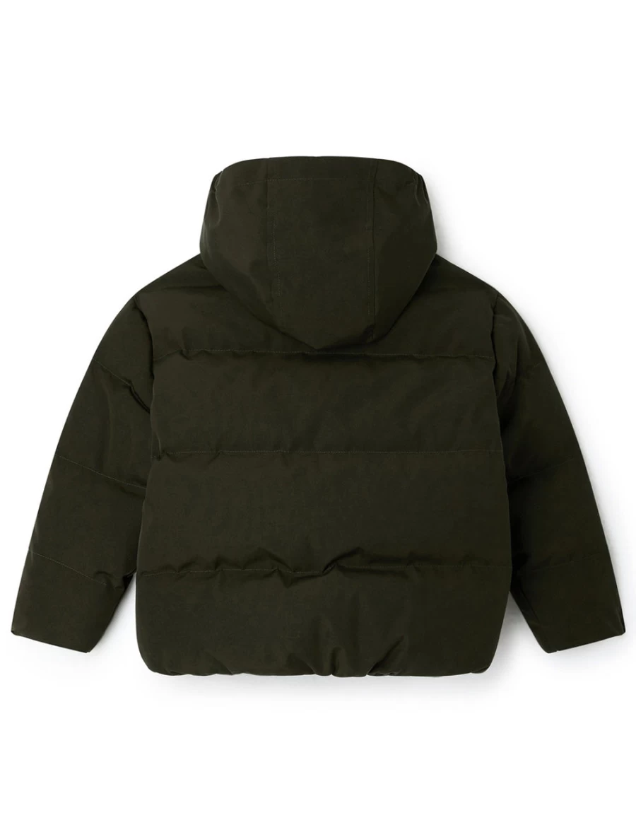 KIDS21 Benji Green Down Jacket for Kids - Lightweight Warm Winter Coat