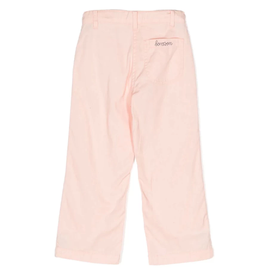 "KIDS21 Pink Cotton Trousers for Kids - Soft & Comfortable"