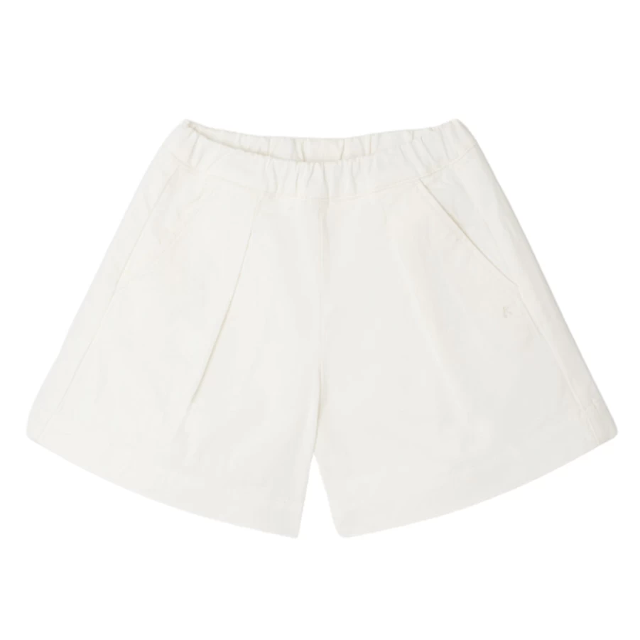 KIDS21 White Courtney Bermuda Shorts for Kids - Comfortable Summer Shorts
