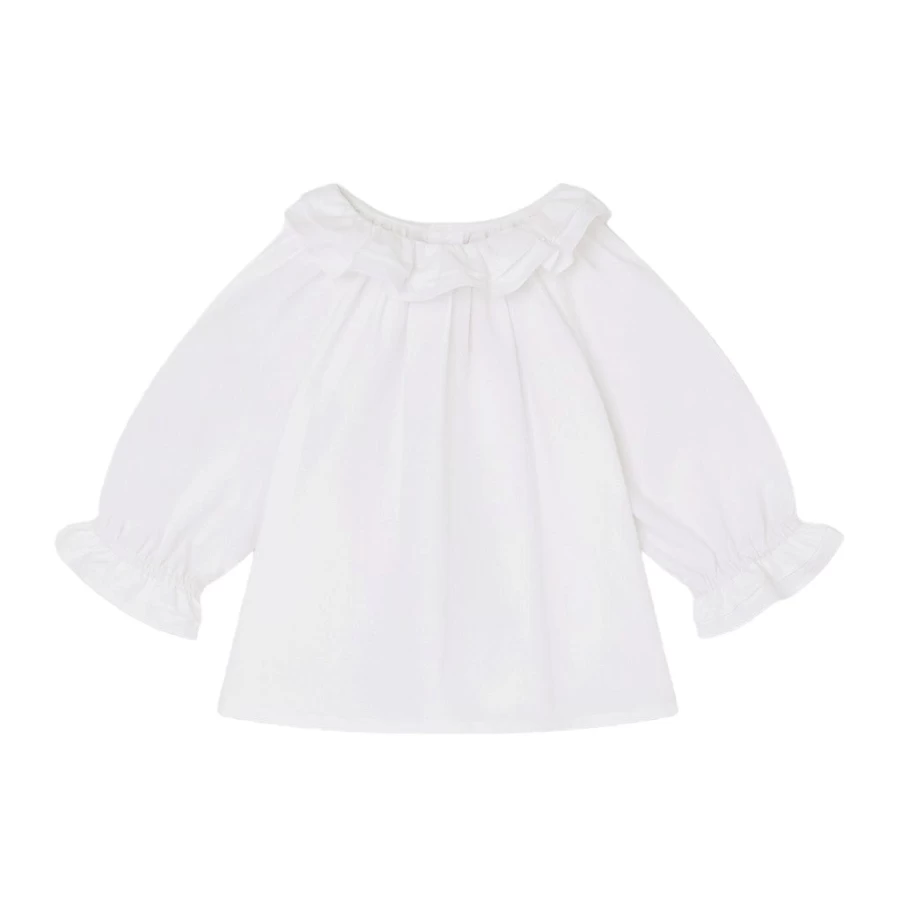 KIDS21 Dolci Blouse for Kids - Elegant White Top for Girls