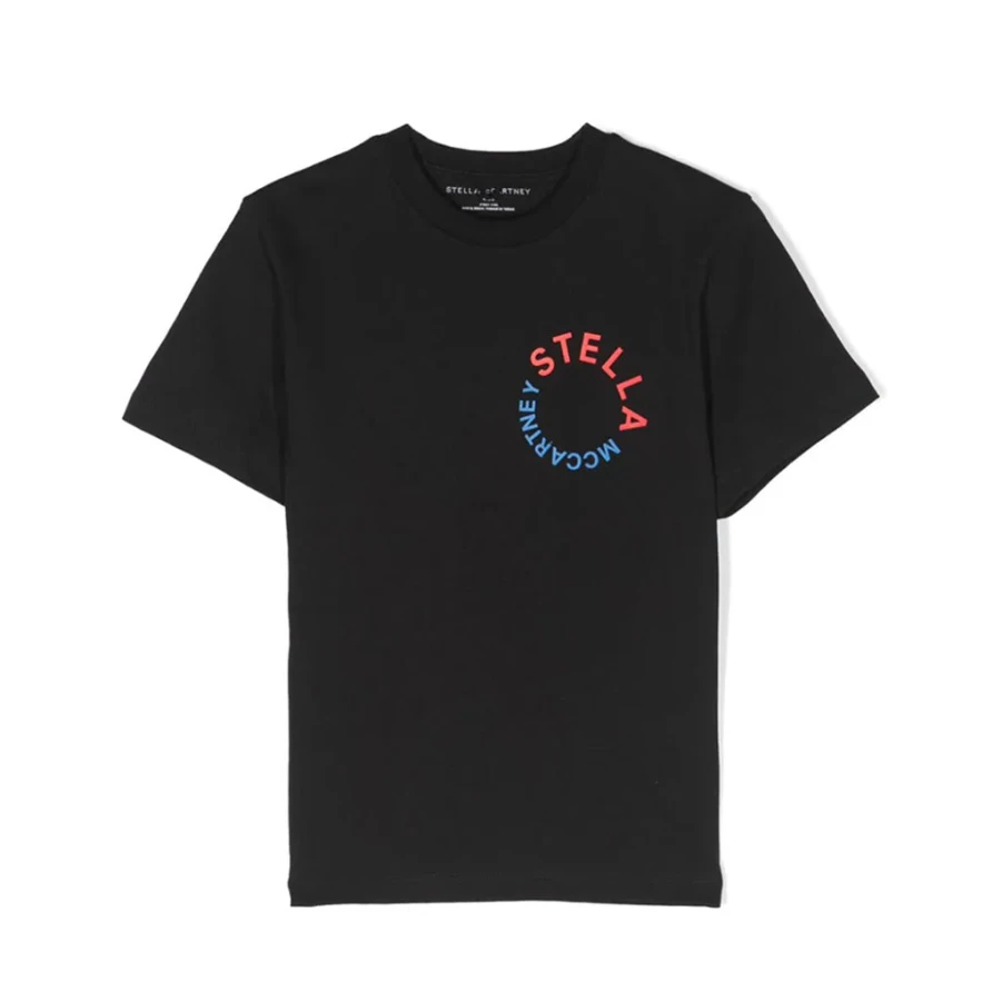 KIDS21 Black Graphic Logo T-Shirt for Kids - Stylish & Comfortable Cotton Tee